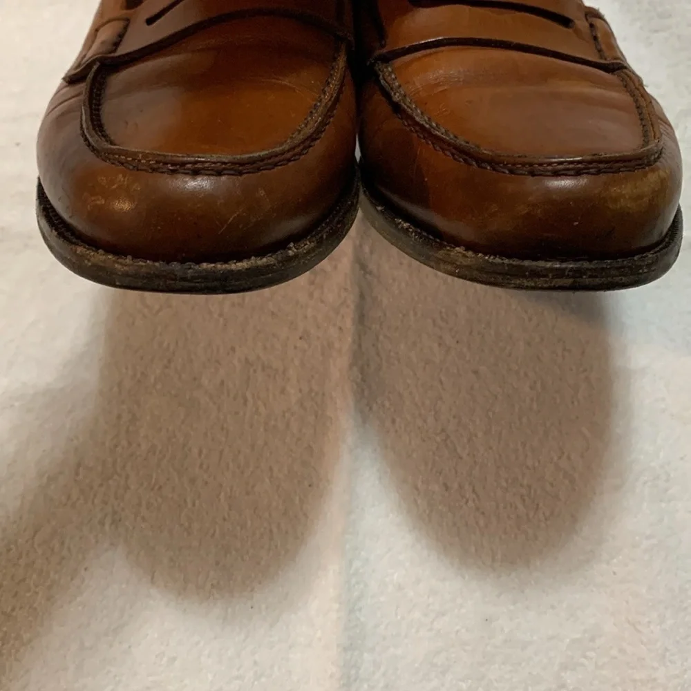 Ralph Lauren Men’s Purple Label Chalmers Burnished Calfskin Penny Loafer